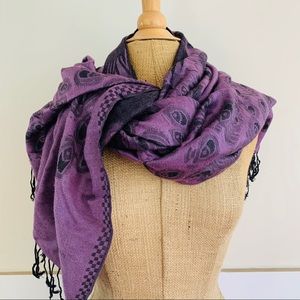 Purple pashmina